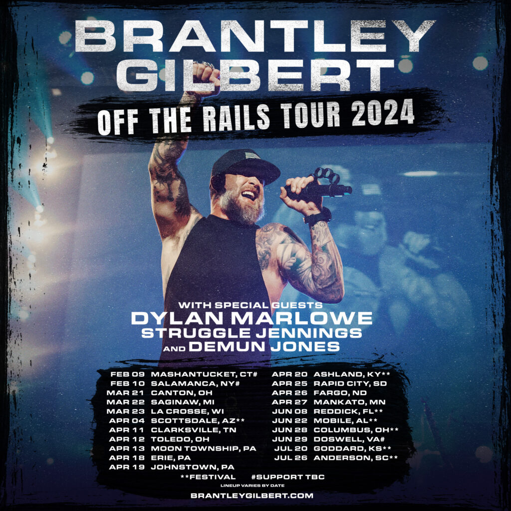 We’re goin’ OFF THE RAILS y’all… Brantley Gilbert BG Nation